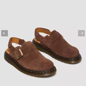 Dr. Marten Brown Suede Slingback Mules Size 38